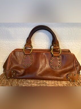 Vintage brown leather Kooba shoulder bag